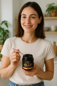 femme ayant testé le shilajit de primal